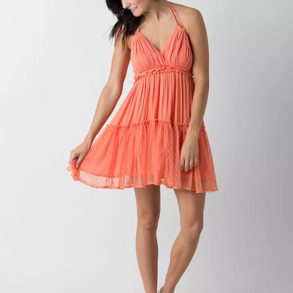 Soieblu Crinkle Dress Sz S